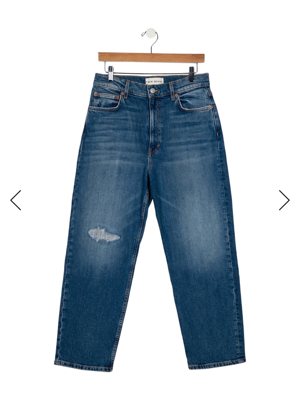 Emerson Fry x Twin Doves Blue High-Rise Relaxed Jeans